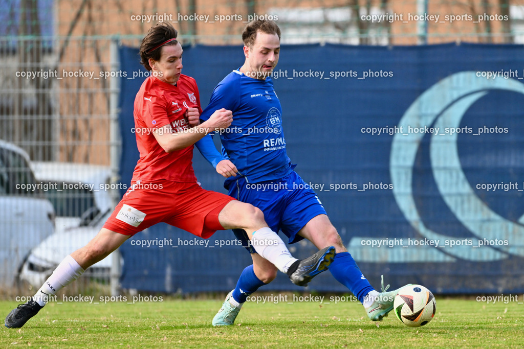 KAC 1909 vs. Union Matrei | #11 Maximilian Walter Grochar KAC 1909, #19 Luca Jakob Blassnig Union Matrei, KAC 1909 vs. Union Matrei, KAC 1909 vs. Union Matrei am 21.03.2026 in Klagenfurt (Sportplatz KAC), Austria, (Photo by Bernd Stefan)