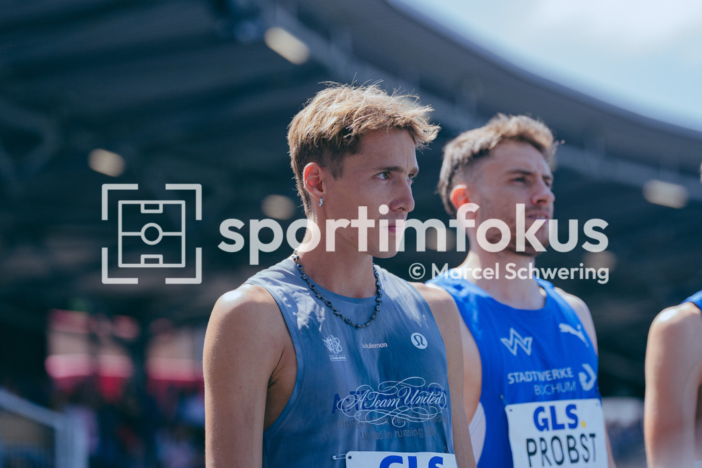 Deutsche Meisterschaften der Frauen und Männer 2026 | Marc Tortell, Athletics Team Karben, 1500-Meter-Lauf, Halbfinale, Deutsche Meisterschaften der Frauen und Männer 2026, Lohrheidestadion Bochum-Wattenscheid, 25.07.2026. Foto: Marcel Schwering / sportimfokus - Realisiert mit Pictrs.com