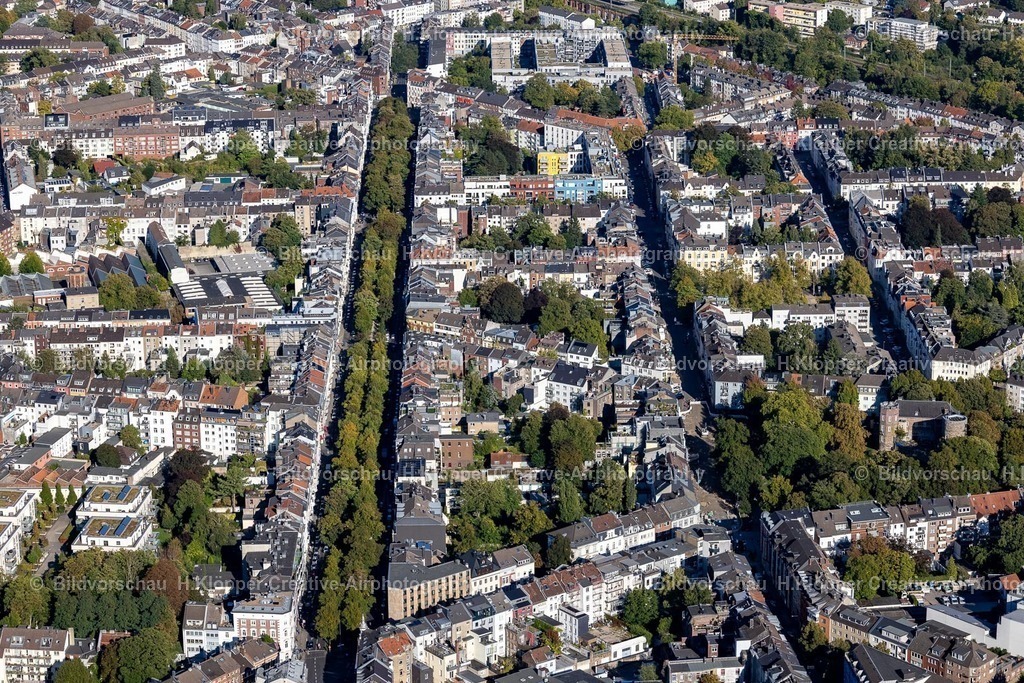 Lufbilder Aachen-6172 | Stadtansicht des Innenstadtbereiches an der Straße Oppenhoffallee in Aachen im Bundesland Nordrhein-Westfalen, Deutschland - Realisiert mit Pictrs.com