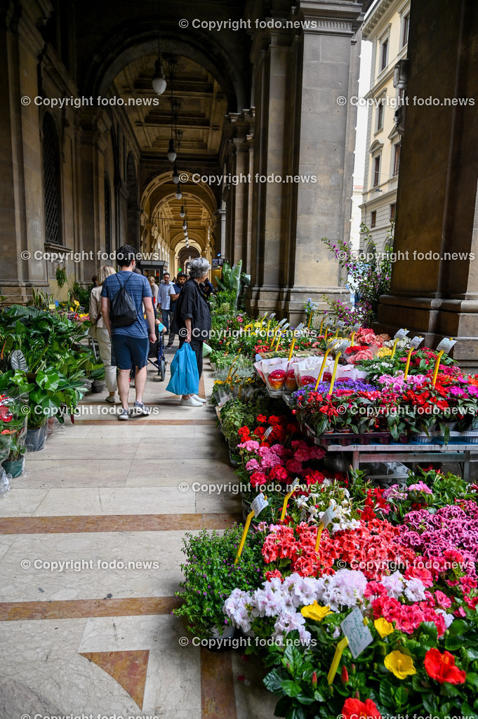 Italien_ Toscana_ Florenz_ 30.05.2024-350 | 30.05.2024, Italien, ITA, Toskana, Florenz im Bild Stadtansichten, Gebäude, Architektur, Touristen, Historisch, Souvenir, Altstadt, Museum, Statuen, Skulpturen, Piazza della Signoria, Statue David, Palazzo Vecchio, Neptunbrunnen, Piazza della Repubblica, Ponte Vecchio, Brücke, Uffizien, Kathedrale Santa Maria del Fiore, Arno, Fluß


Florenz, Firenze, ist eine italienische Großstadt. Nach Einwohnern ist sie die achtgrößte Stadt Italiens. Florenz ist die Hauptstadt sowie größte Stadt der Region Toskana und der Metropolitanstadt Florenz, in der etwa eine Million Menschen leben. Florenz ist für seine Geschichte berühmt. Leonardo da Vinci verbrachte große Teile seiner Jugend in Florenz, Michelangelo fand Unterschlupf in der Kirche der Medici, Galileo Galilei wohnte als Hofmathematiker in den Palästen der Medici. Von 1865 bis 1871 war die Stadt die Hauptstadt des neu gegründeten Königreichs Italien. Das historische Zentrum von Florenz zieht Jahr für Jahr Millionen von Touristen an. Die historische Innenstadt wurde von der UNESCO im Jahre 1982 zum Weltkulturerbe erklärt. 
Quelle: Wikipedia

