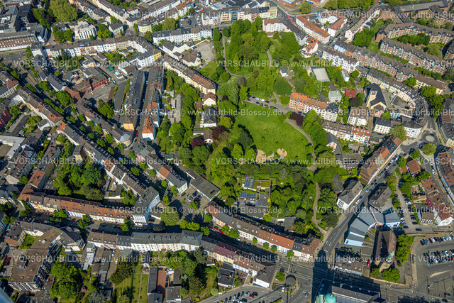 Witten240506850 | Luftbild, Lutherpark Witten, grüne Lunge, Witten, Ruhrgebiet, Nordrhein-Westfalen, Deutschland