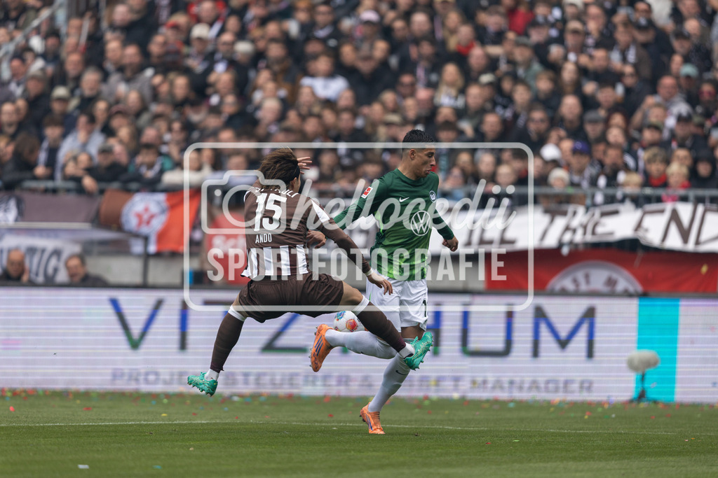 Fußball I Männer I Saison 2025-2026 I Bundesliga I FC St. Pauli - VfL Wolfsburg I 12827 | realhellocedii - Realisiert mit Pictrs.com