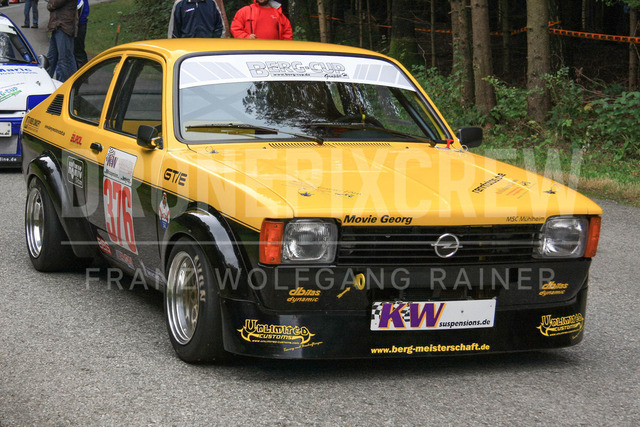 International Hill Climb Esthofen – St. Agatha 2008    | Race car action at the International Hill Climb Esthofen – St. Agatha, held on September 20–21, 2008, in Upper Austria. The image shows RYPKA Rene (Opel Kadett C GTE), 376.     