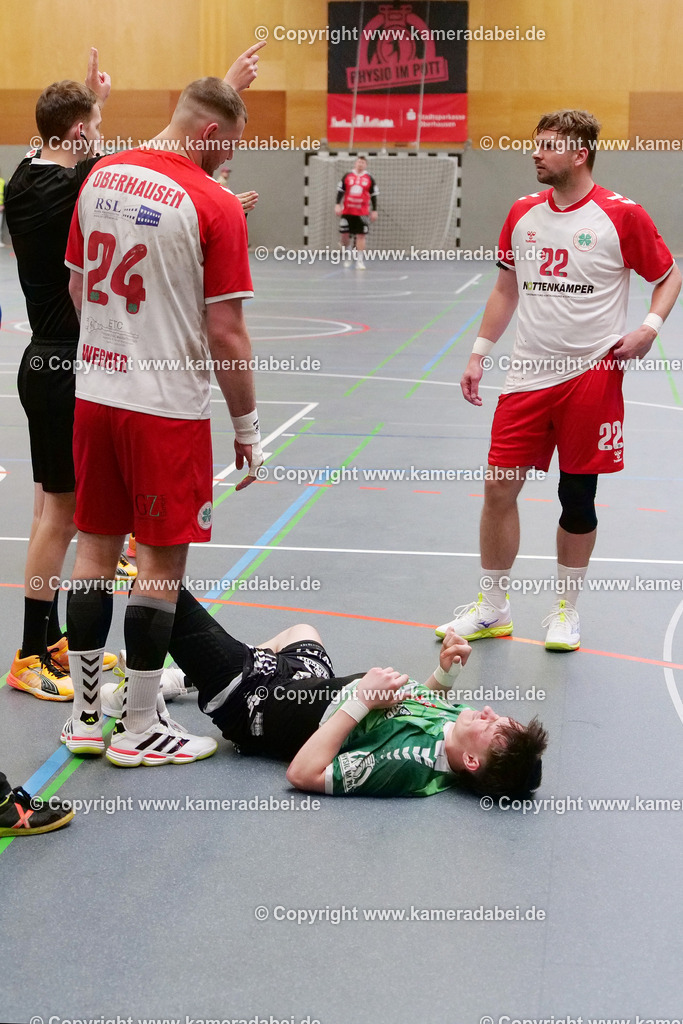 Handball : Verbandsliga Herren: TB Oberhausen - RW Oberhausen  am 12.04.2026 in Oberhausen. | Handball : Verbandsliga Herren: TB Oberhausen - RW Oberhausen  am 12.04.2026 in Oberhausen. - Realisiert mit Pictrs.com