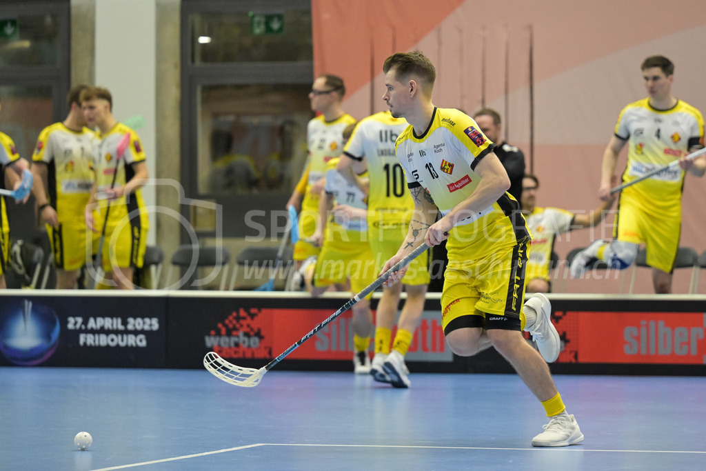 Zug United vs HC Rychenberg - 22. February 2025 | Zug United vs HC RychenbergSporthalle Wankdorf, BernClaudio Mutter (#13 HC Rychenberg Winterthur).Bild: Sportfotografie Markus Aeschimann | www.markus-aeschimann.ch - Realisiert mit Pictrs.com