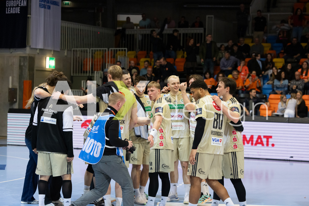 Handball I Herren I Saison 2025-2026 I EHF EUROPEAN LEAGUE 2025/26 | Men I Main Round I 2. Spieltag I Kadetten Schaffhausen - TSV Hannover-Burgdorf I 24.02.2026 | Hannover Team - Realisiert mit Pictrs.com