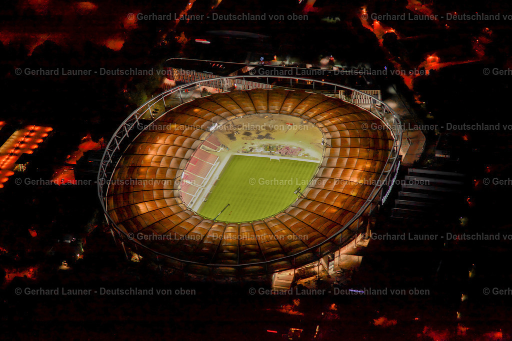 3081234 | Mercedes-Benz-Arena, Stuttgart, Nachtaufnahme