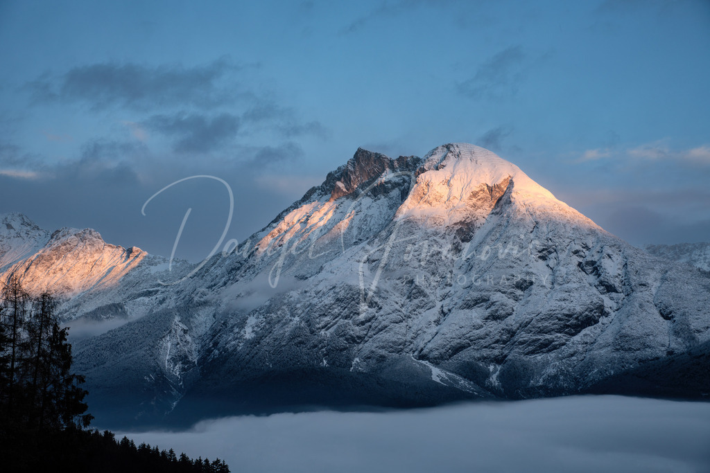 Hohe Munde | Sonnenaufgang auf der Hohen Munde - Nebel im Inntal