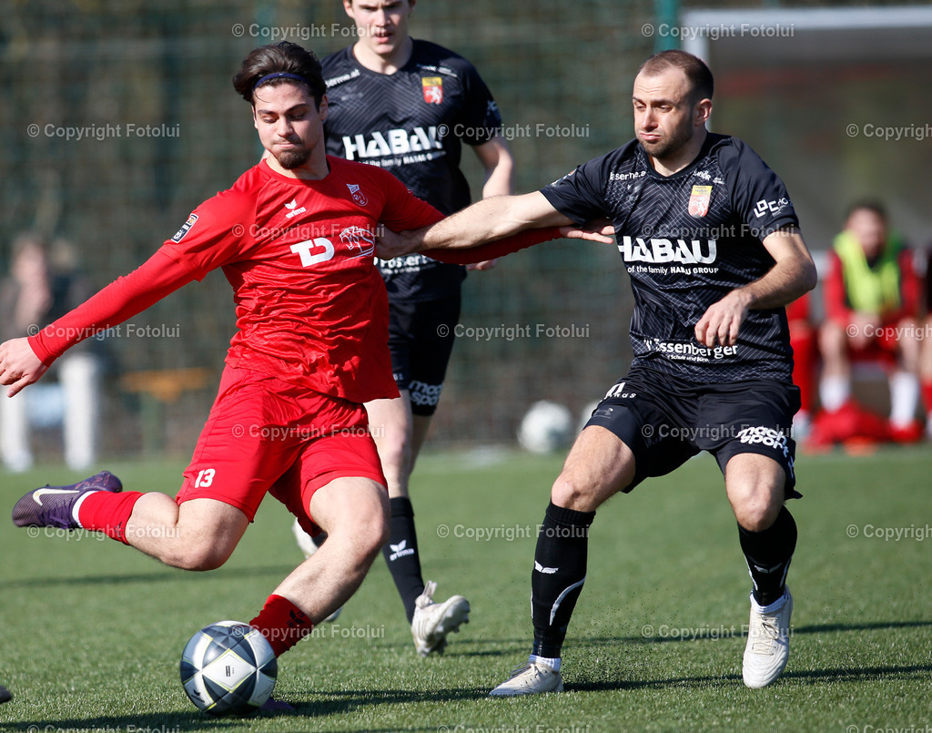 A_LUI_07032026_05 | SPORT,FUSSBALL, LT1 OOE LIGA ASKOE OEDT-UNION PERG 07.03.2026 IM BILD: GENTIAN LAFITI  (OEDT1B) UND PHIILLIP GSCHWANDTNER (PERG) BILD: FOTOLUI 
