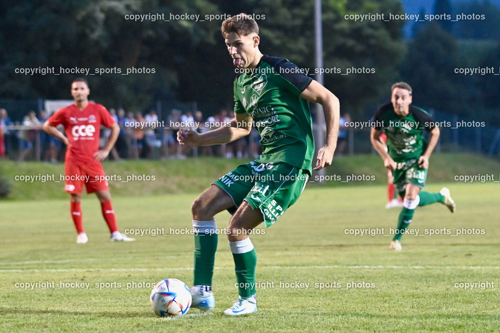 FC Lendorf vs. SC St.Veit | #4 Schritliser Michael St.Veit, Elfmeter, FC Lendorf vs. SC St.Veit, FC Lendorf vs. SC St.Veit am 17.08.2024 in Lendorf (Thomas Morgenstern-Arena), Austria, (Photo by Bernd Stefan)