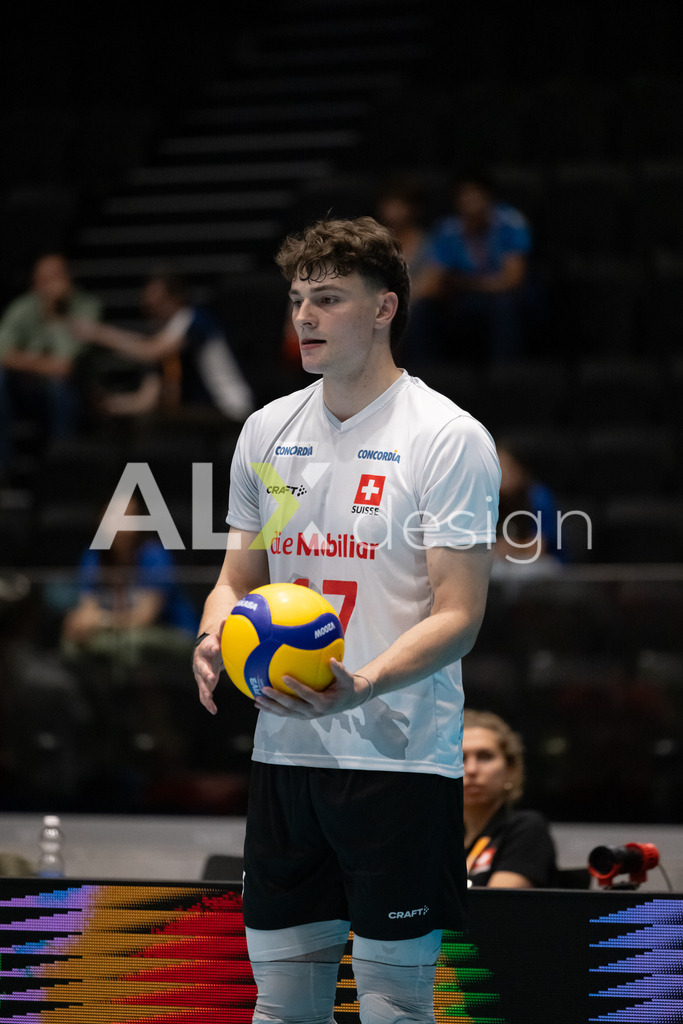 Luxembourg v Switzerland - CEV European League Men | KRIENS, SWITZERLAND - JUNE 12: ALEXANDER LENGWEILER of Switzerland during the CEV European League match between Luxembourg and Switzerland at Pilatus Arena on June 12, 2026 in Kriens, Switzerland. - Realisiert mit Pictrs.com
