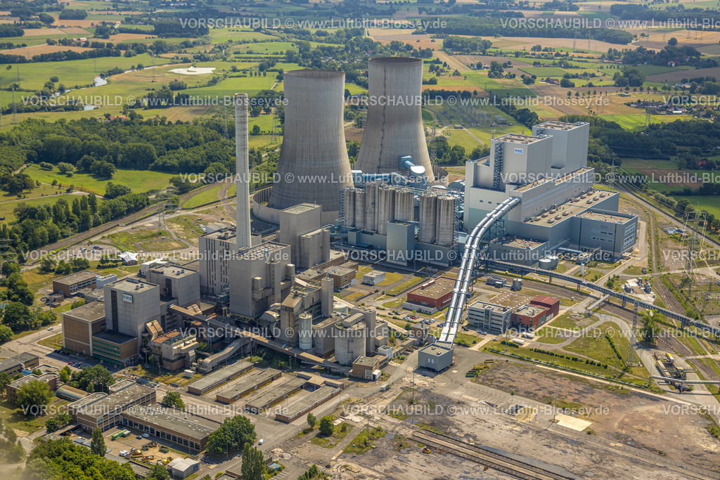 Hamm250702408Uentrop | Luftbild, RWE Kraftwerk Westfalen, Uentrop, Hamm, Ruhrgebiet, Nordrhein-Westfalen, Deutschland