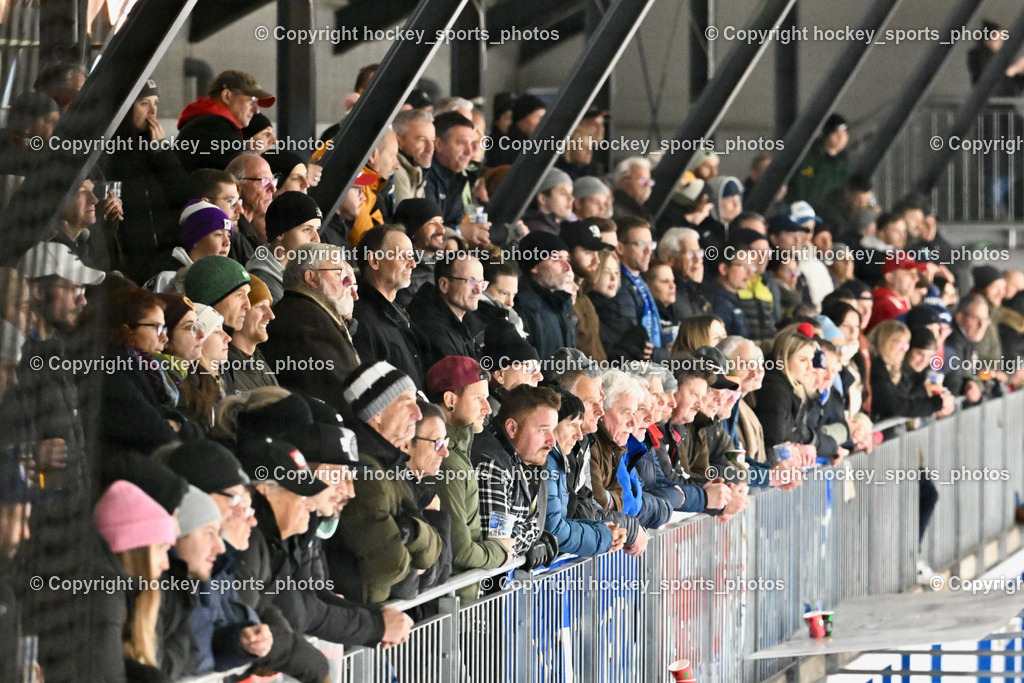 ESC Steindorf vs. EC Hornets Spittal 20.2.2024 | Besucher Ossiachersee Halle, ESC Steindorf vs. EC Hornets Spittal 20.2.2024, ESC Steindorf vs. EC Hornets Spittal 20.2.2024 am 20.02.2024 in Steindorf (Ossiachersee Halle), Austria, (Photo by Bernd Stefan)