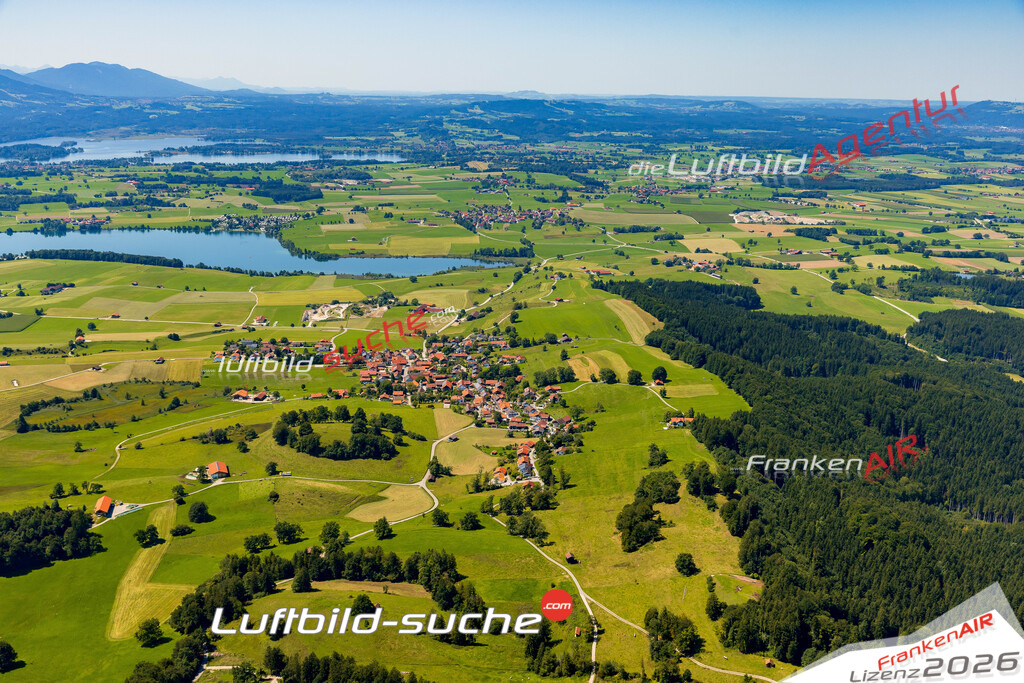 Luftbild Vs Google Maps  Aidling  Riegsee -Das Luftbild wurde 2025 vom UL-Flugzeug heraus erstellt ( keine Drohne ) - Hochauflösende Luftaufnahme -Nicht vergleichbar mit Google Maps oder Satelittenbilder- Die Geschenkidee !Mit Lizenz und Bildrechte bestellbar