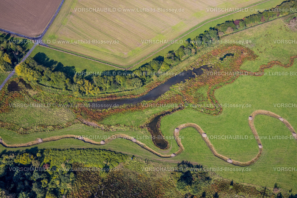 Froendenberg220901280 | Luftbild, Tümpel auf der Kiebitzwiese am Fluss Ruhr, Fröndenberg, Fröndenberg/Ruhr, Ruhrgebiet, Nordrhein-Westfalen, Deutschland