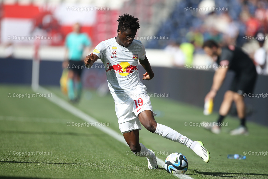 A_LUI_20230813_0014 | SPORT FUSSBALL ADMIRAL BUNDESLIGA RED BULL SALZBURG VS AUSTRIA WIEN
IM BILD: Karim Konate (Red Bull Salzburg)
FOTO:FOTOLUI/UW