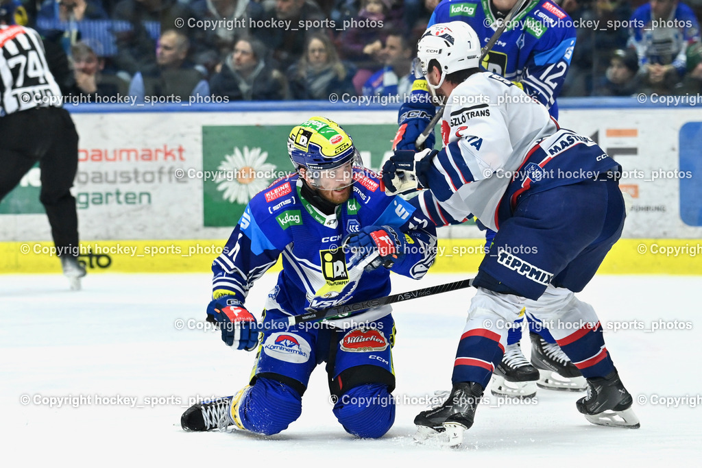 EC IDM Wärmepumpen VSV vs. Hydro Fehervar AV19  | #16 HANCOCK Kevin EC VSV, #7 Stajnoch Martin HYDRO FEHERVAR, EC IDM Wärmepumpen VSV vs. Hydro Fehervar AV19 , EC IDM Wärmepumpen VSV vs. Hydro Fehervar AV19  am 01.01.2025 in Villach (Stadthalle Villach), Austria, (Photo by Bernd Stefan)