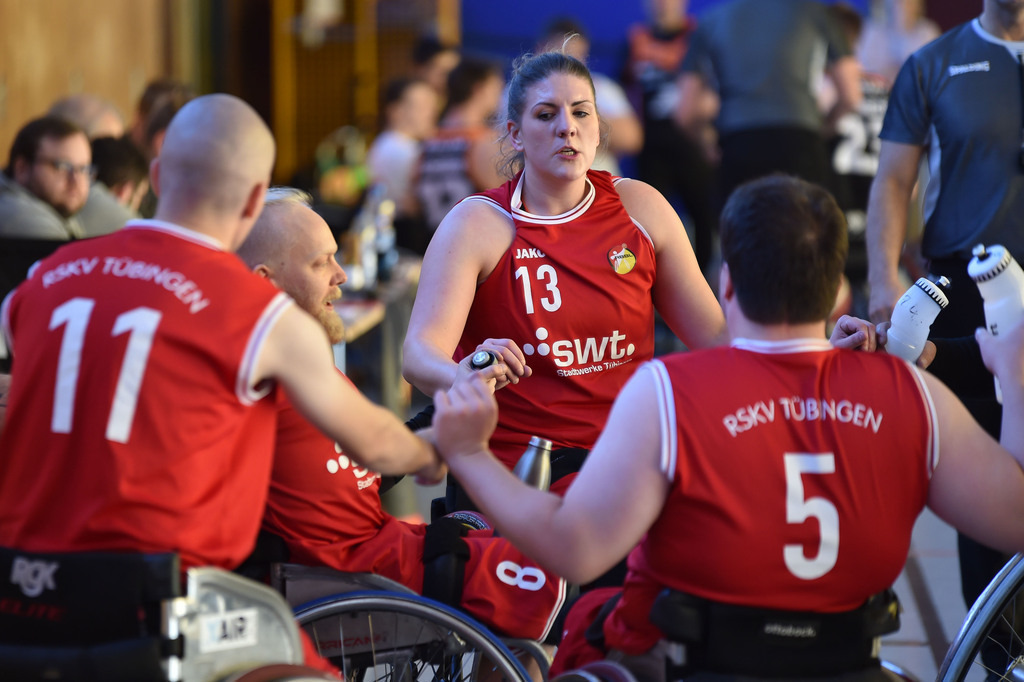 2024-10-26-0029 | RSKV Tuebingen vs. Hannover United 2, Rollstuhlbasketball, 2. Bundesliga Sued, 3. Spieltag, Saison 2024/2025, 26.10.2024, Foto: Ralph Kunze - Realisiert mit Pictrs.com