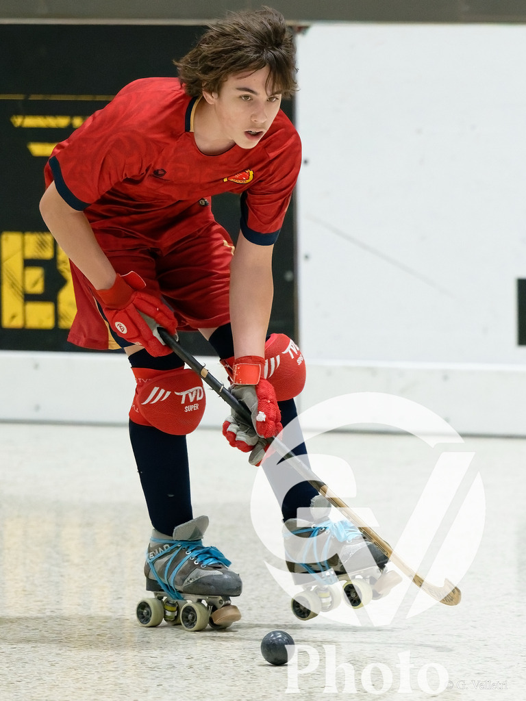 Geneve RHC  v RC Biasca  - U17 | Geneve, Switzerland - May 10 : during the U17  match between Geneve RHC  and RC Biasca  at Centre sportif de la queue d'arve on May 10 , 2026 in Geneve, Switzerland.