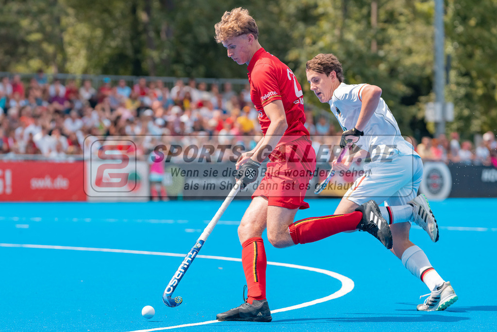 HK_20230716_102876 | Euro Hockey MU18 Boys Finale Belgium vs Germany Championship Girls &amp; Boys am 16.7.2023 CHTC , Krefeld ,