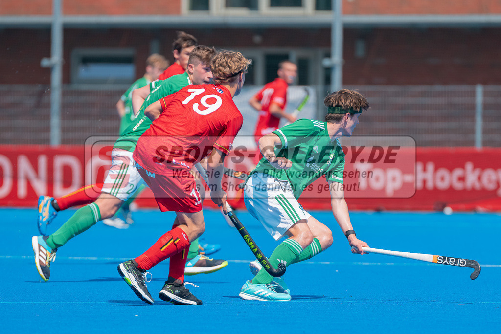 HK_20230709_100075 | Euro Hockey MU18 Belgium - Ireland Championship Girls & Boys am 9.7.2023 CHTC , Krefeld ,