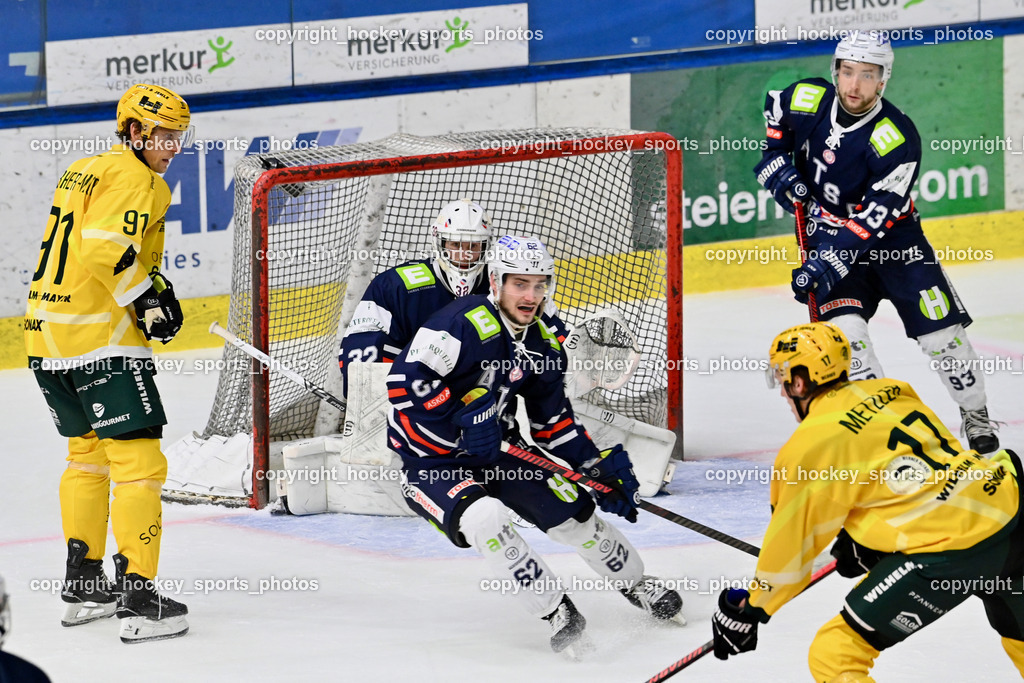 ATSE Graz vs. EHC Lustenau | #17 Metzler Manuel EHC Lustenau, #91 Grabher Meier Martin EHC Lustenau, #32 Zeugswetter Florian ATSE Graz, #62 Fellner Tobias ATSE Graz, #93 Fellner Sebastian ATSE Graz, ATSE Graz vs. EHC Lustenau, ATSE Graz vs. EHC Lustenau am 14.02.2026 in Graz (Merkur Eishalle ), Austria, (Photo by Bernd Stefan)