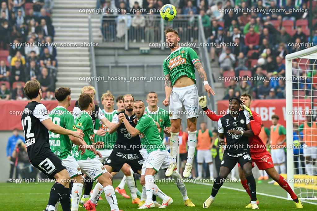 SK Puntigamer Sturm vs. SK Rapid Wien Siegerehrung, Impressionen | #9 Guido Burgstaller SK Rapid, #20 Seedyahmed Tijan Jatta SK Sturm, #45 Niklas Hedl SK Rapid, SK Puntigamer Sturm vs. SK Rapid Wien Siegerehrung, Impressionen, SK Puntigamer Sturm vs. SK Rapid Wien Siegerehrung, Impressionen am 01.05.2024 in Klagenfurt (Wörthersee Stadion ), Austria, (Photo by Bernd Stefan)