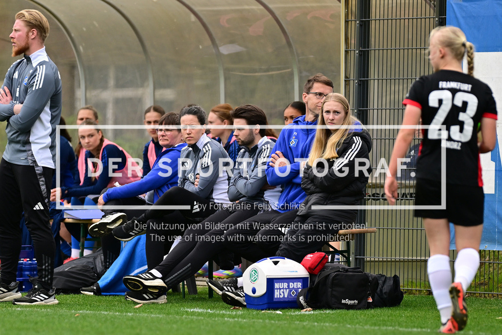 Fußball I Frauen I Saison 2024-2025 I 2. Bundesliga I 21. Spieltag I Hamburger SV - Eintracht Frankfurt II I 61871 | Der Sportfotograf. - Realisiert mit Pictrs.com