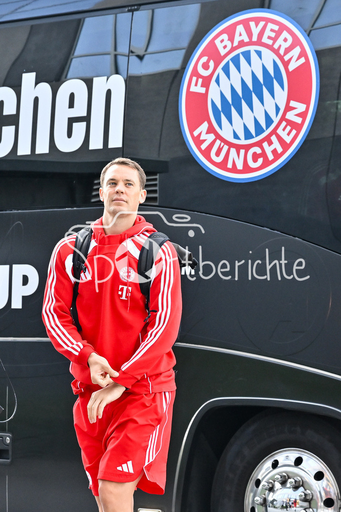 Paris Saint Germain - FC Bayern München | Im Bild Manuel NEUER (FC Bayern Muenchen 1) bei der Teamankuft vor dem Spiel / Einzelfoto / Freisteller / FIFA Club World Cup: Paris Saint Germain - FC Bayern Muenchen, Mercedes Benz Stadium am 05.07.2025 / NOT FOR SALE IN USA