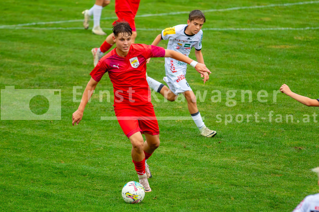 Fußball, Entwicklungsspiele der KFV-Auswahl  | Fußball, Entwicklungsspiele der KFV-Auswahl , KFVU14 am 05.09.2024 in Spittal (Stadion Landskron), Austria, (Photo by Ernst Krawagner sport-fan.at) - Realisiert mit Pictrs.com