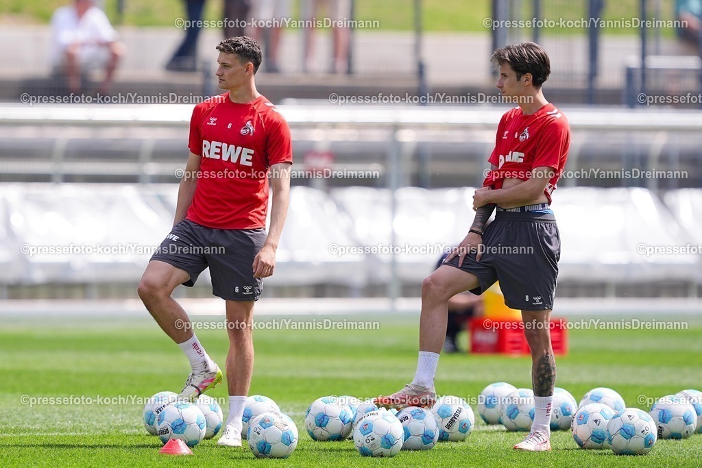 xYDR14052501042 | 14.05.2025, xydrx, Fußball, Training, 1.FC Köln, Geißbockheim: Eric Martel (1.FC Köln #6)