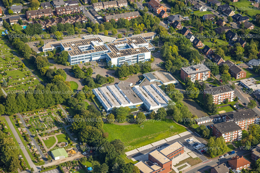 Beckum230804375 | Luftbild, Berufskolleg und Fachhochschule, Beckum, Münsterland, Nordrhein-Westfalen, Deutschland