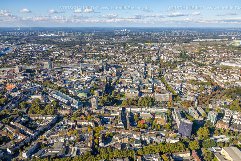 Dortmund241006027 | Luftbild, Innenstadt Übersicht mit Blick zum Hauptbahnhof nach Norden, City, Dortmund, Ruhrgebiet, Nordrhein-Westfalen, Deutschland