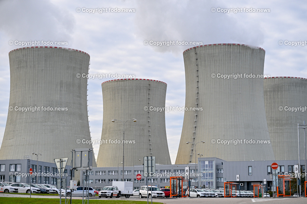Tschechische Republik_ AKW Temelin_ 14.10.2024-17 | 14.10.2024, Temelin, CZE, AKW Temelin im Bild Atomkraftwerk, Kernkraftwerk, Atomstrom, Strom, Stromproduktion, Stromerzeugung, Atomenergie, Reaktor, Reaktorblock, Kuehlturm, Tschechien, Tschechei, Ceska Republika, Jaderna elektrarna Temelin, JETE, Jihocesky kraj, Suedboemische Region, Tschechische Republik