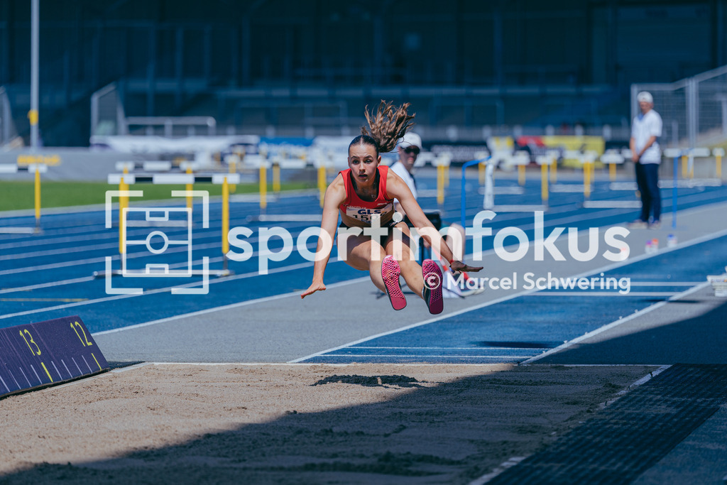 Deutsche Meisterschaften U20 / U16 2026 | Jenna Haudek, LG Brillux Münster, 1509, Dreisprung, Deutsche Meisterschaften der U20 &amp; U16 2026, Lohrheidestadion Bochum-Wattenscheid, 11.07.2026. Foto: Marcel Schwering / sportimfokus - Realisiert mit Pictrs.com
