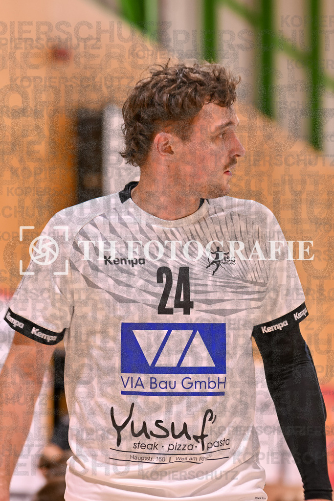GER, SG Maulburg/Steinen - HSG Dreiland, Handball, Landesliga Suedbaden, 4. Spieltag, Saison 2024/2025, 12.10.2024 | Philip Mueller (HSG Dreiland, #24)GER, SG Maulburg/Steinen - HSG Dreiland, Handball, Landesliga Suedbaden, 4. Spieltag, Saison 2024/2025, 12.10.2024Foto: TH Fotografie/Thomas Hess