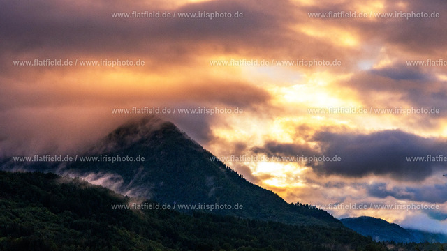 Alpenglühen in Kärnten | Landschaftsfoto aus Österreich / Sonnenuntergang