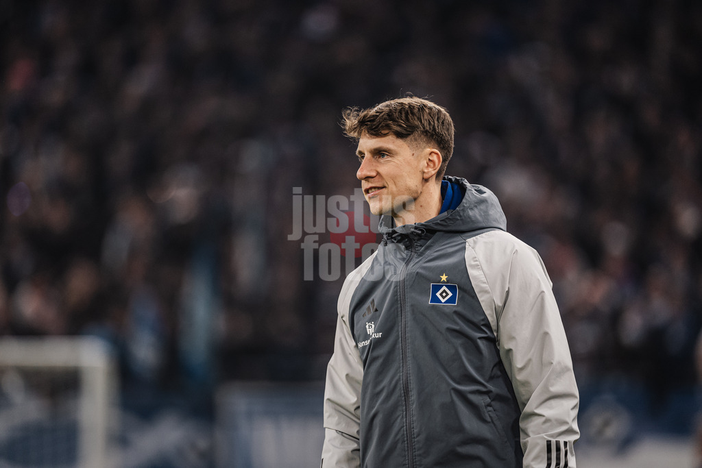 Fußball | Männer | Saison 2024/2025 | 2. Fußball-Bundesliga | 25. Spieltag | Hamburger SV vs. Fortuna Düsseldorf | 08.03.2025 | Co-Trainer Loic Fave (HSV)