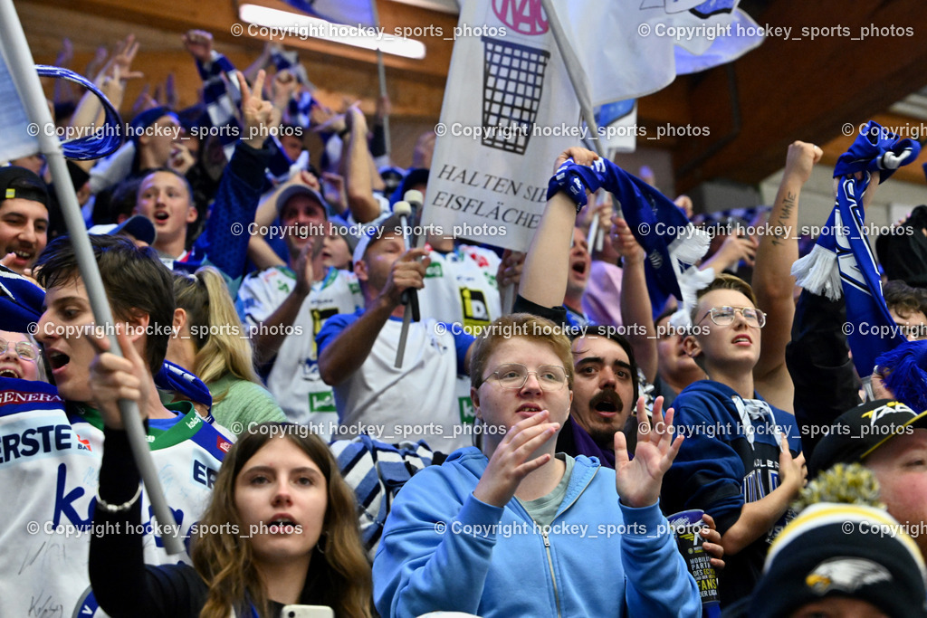 EC IDM Wärmepumpen VSV vs. EC KAC  | Jubel EC VSV Fans, EC IDM Wärmepumpen VSV vs. EC KAC , EC IDM Wärmepumpen VSV vs. EC KAC  am 27.10.2024 in Villach (Stadthalle Villach), Austria, (Photo by Bernd Stefan)