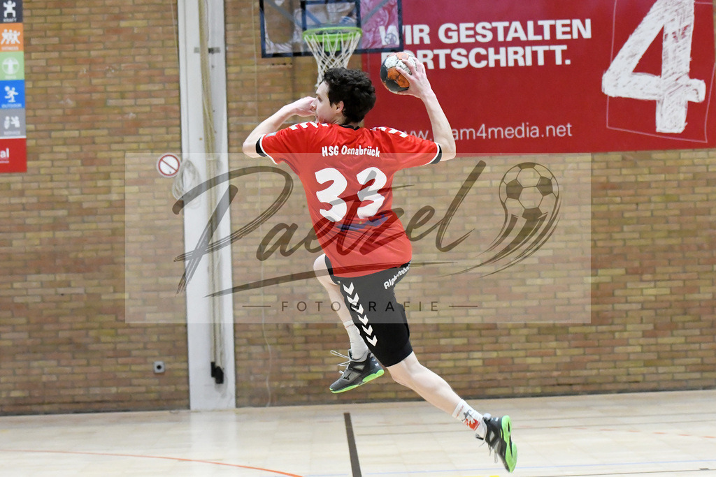 20200125_HSGHGJ_0048 | Handball, Herren:   beim Spiel der Landesliga zwischen HSG Osnabrück vs. HG Jever/Schortens am 25.01.2020 in der OSC-Halle in Osnabrück, Deutschland.(Foto von Nico Paetzel) - Realisiert mit Pictrs.com