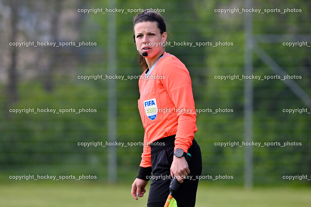 ASK Klagenfurt vs. SK Vorwärts Steyr 21.4.2024 | Lena Hirtl Referee, ASK Klagenfurt vs. SK Vorwärts Steyr 21.4.2024, ASK Klagenfurt vs. SK Vorwärts Steyr am 21.04.2024 in Klagenfurt (ASK Sportzentrum Fischl), Austria, (Photo by Bernd Stefan)