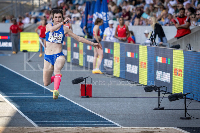 Deutsche Leichtathletik-Meisterschaften; Bochum-Wattenscheid, 25.07.2026 | Berenike Roos (TV Wattenscheid 01) beim Dreisprung; Deutsche Leichtathletik-Meisterschaften am 25.07.2026 im Lorheide-Stadion, Bochum-Wattenscheid (Nordrhein-Westfalen).