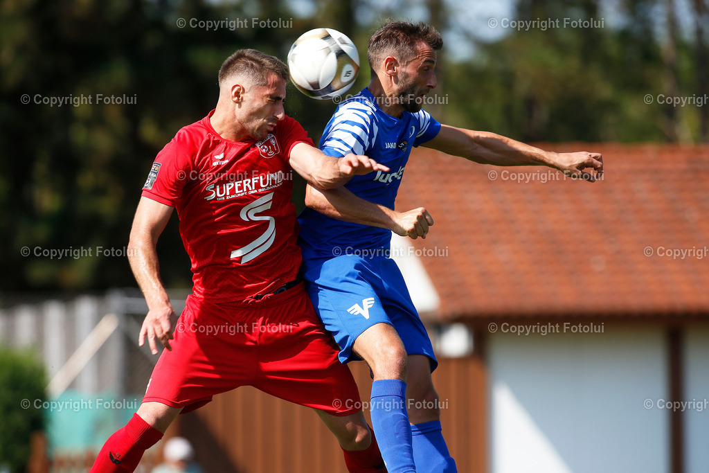A_LUI_2608023_09 | SPORT,FUSSBALL,LT1 OOELIGA ASKOE OEDT-SPG FRIEDBURG/POENDORF 26.08.2023 IM BID: JOVAN PETROVIC (OEDT) UND MATTIA OLIVOTTO (FRIEDBURG) FOTO:FOTOLUI