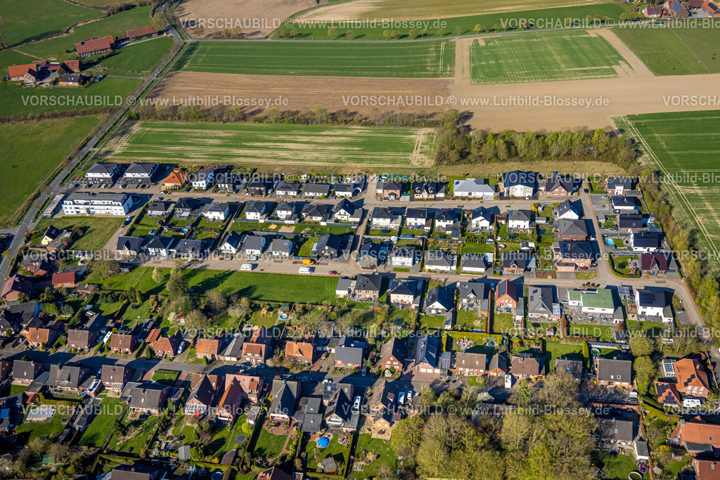 Nordkirchen250400711Suedkirchen | Luftbild, Einfamilienhäuser Baustelle Neubau Wohngebiet Selmer Straße, Südkirchen, Nordkirchen, Münsterland, Nordrhein-Westfalen, Deutschland