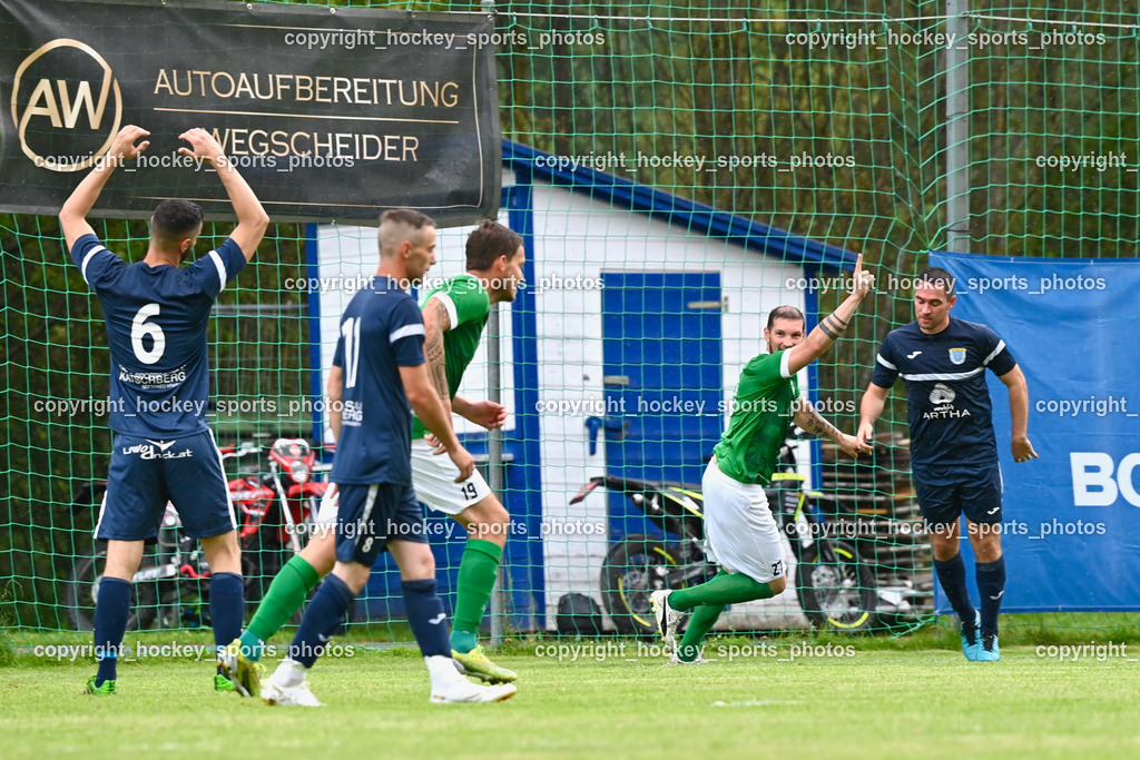 SV Malta vs. SV Rapid Feffernitz 3.6.2023 | Jubel SV Rapid Feffernitz, Jubel SV Rapid Feffernitz, #27 Michael Smoliner Torschütze, #6 Denis Music, 