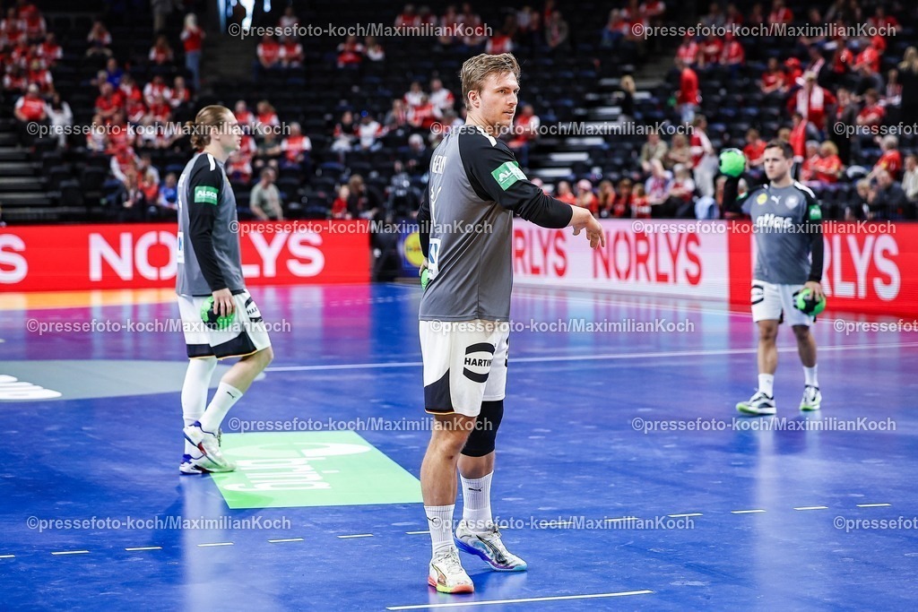 xIAJx150520261008 | 15.05.2026, xIAJx, Handball, Länderspiel, Testspiel, Dänemark - Deutschland, Royal Arena Kopenhagen: Franz Semper (Deutschland #32)