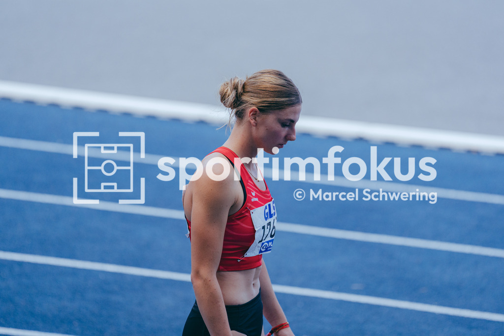Deutsche Meisterschaften U20 / U16 2026 | Rebekka Feirle, LG Östl.Bodenseekreis, 1763400 Meter Hürden, Finale, Deutsche Meisterschaften der U20 &amp; U16 2026, Lohrheidestadion Bochum-Wattenscheid, 12.07.2026. Foto: Marcel Schwering / sportimfokus - Realisiert mit Pictrs.com