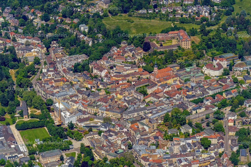 Baden-baden-14 | Bilder Fotos Luftbilder Luftaufnahmen Deutschland Süden Westen Schwarzwald Baden Württemberg  