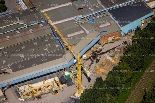 Gladbeck240806715 | Luftbild, Rockwool Werksgelände Baustelle, Gewerbegebiet Bottroper Straße, Ellinghorst, Gladbeck, Ruhrgebiet, Nordrhein-Westfalen, Deutschland