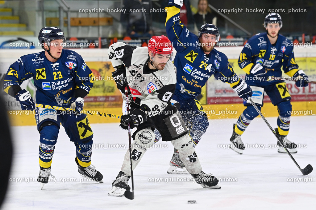 EK Zeller Eisbären vs. HDD Jesenice 1.10.2022 | #23 Jennes Christian, #97 Ulamec Luka, #24 Schernthaner Johannes